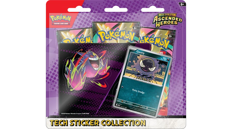 [ELŐRENDELÉS] Ascended Heroes - Tech Sticker Collection - Gastly